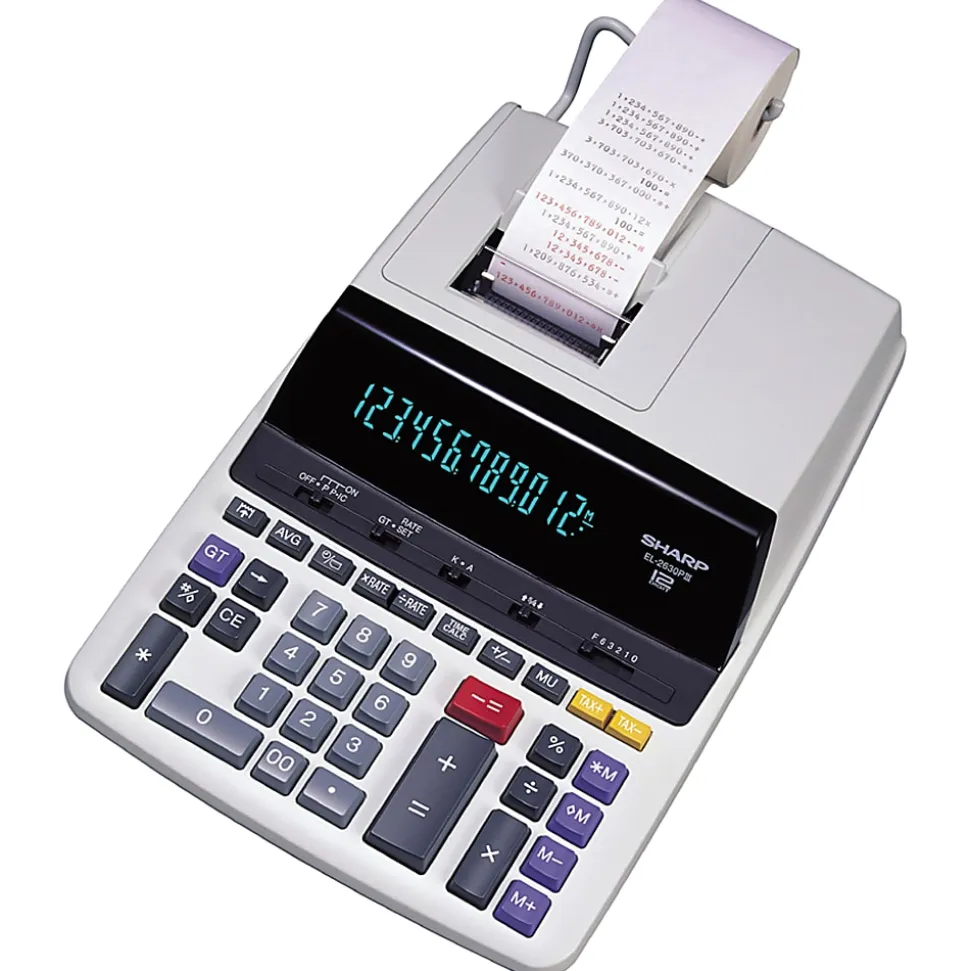 Sharp® EL-2630PIII Printing Calculator