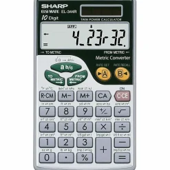 Sharp® EL-344RB Handheld Calculator