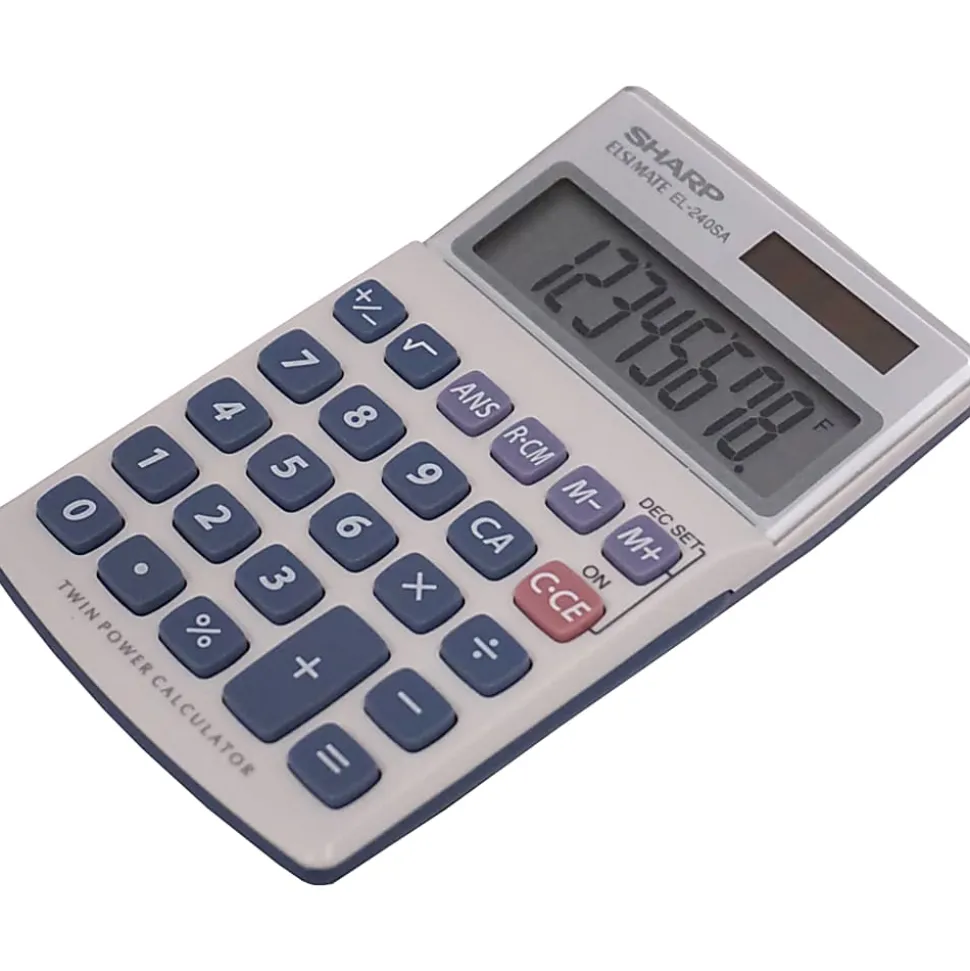 Sharp EL-240SAB Handheld Calculator