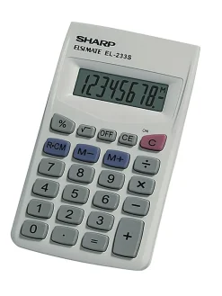 Sharp® EL-233SB Handheld Basic Calculator