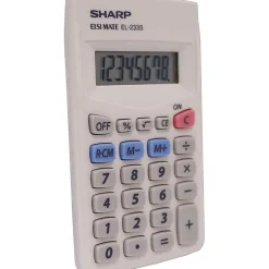 Sharp® EL-233SB Handheld Basic Calculator