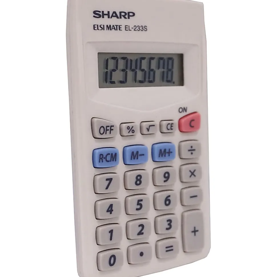 Sharp® EL-233SB Handheld Basic Calculator