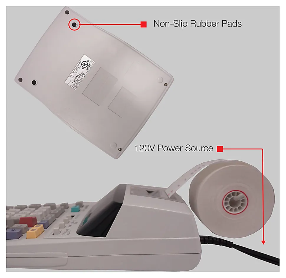 Sharp® EL-1801V 12-Digit Printing Calculator