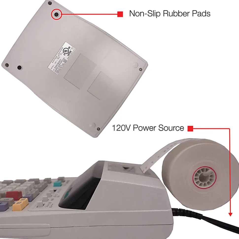 Sharp® EL-1801V 12-Digit Printing Calculator