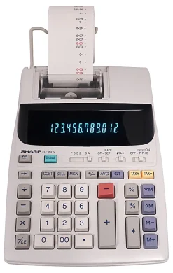 Sharp® EL-1801V 12-Digit Printing Calculator