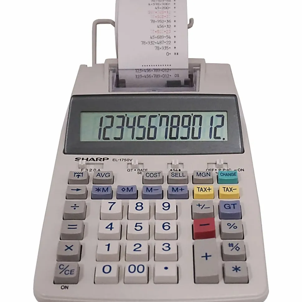 Sharp® EL-1750V Printing Calculator
