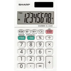 Sharp® EL-244WB 8-digit Professional Pocket Calculator