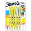 Sharpie® Accent® Liquid Highlighters, Yellow, Pack Of 5