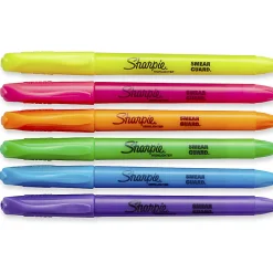Sharpie® Accent® Pocket Highlighters, Chisel Tip, Assorted, Pack Of 12