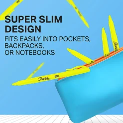 Sharpie® Accent® Pocket Highlighters, Fluorescent Yellow, Box Of 12