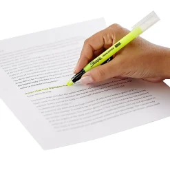 Sharpie® Clear View® Highlighter Stick, Chisel Point, Yellow, Pack Of 3