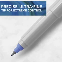 Sharpie® Cosmic Color Permanent Markers, Ultra Fine Point, Gray Barrels, Assorted Ink Colors, Pack Of 5 Markers