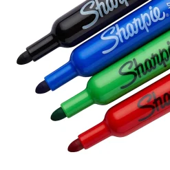 Sharpie® Flip Chart™ Markers, Bullet Point, Assorted Colors, Pack Of 4