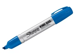 Sharpie® King-Size™ Permanent Markers, Blue, 12/Pack