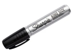 Sharpie® King-Size™ Permanent Markers, Black, Pack Of 12