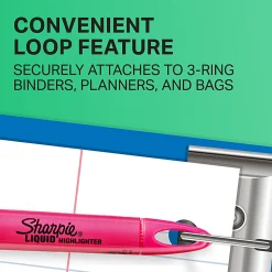 Sharpie® Liquid Highlighters, Chisel Tip, Fluorescent Green, Box of 12
