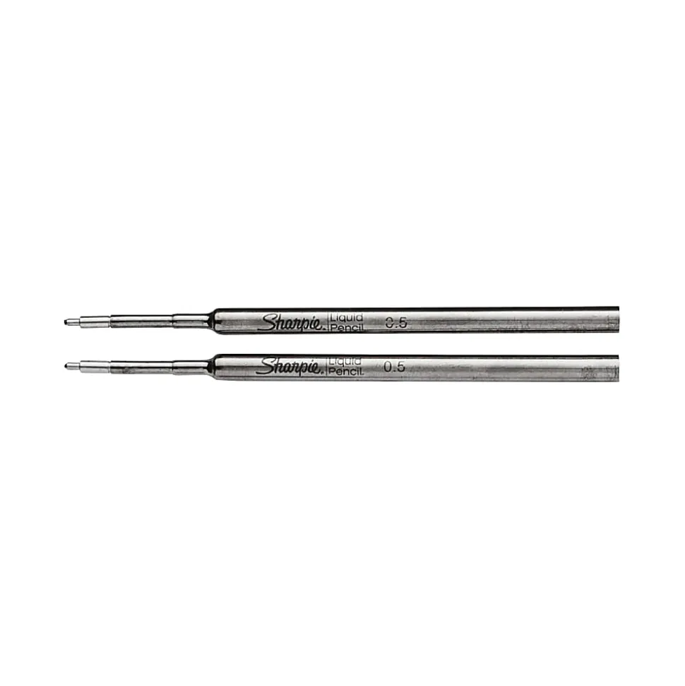 Sharpie® Liquid Pencil Refills, No. 2 Medium, 0.5 mm, Black, Pack Of 2