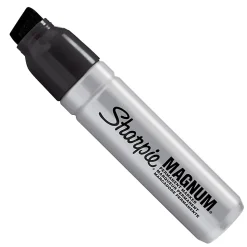 Sharpie Magnum Permanent Marker, Black, Carded Packaging