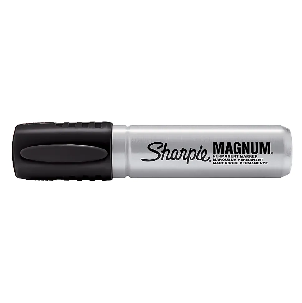 Sharpie® Magnum® Permanent Marker, Black, Pack Of 12