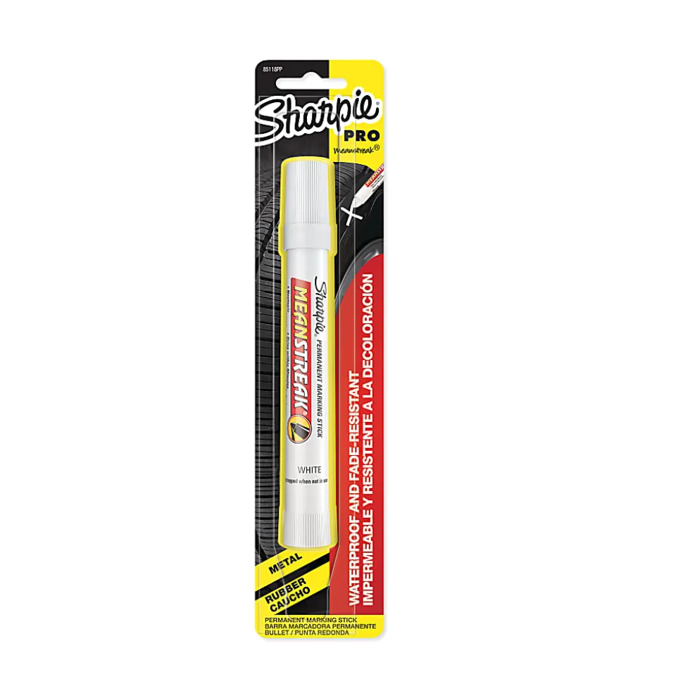 Sharpie® Mean Streak® Marker, White, 1 pack
