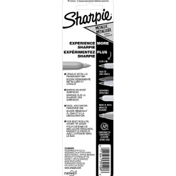 Sharpie® Metallic Markers, Silver, Pack Of 2 Markers