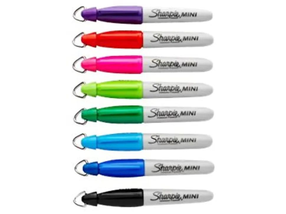 Sharpie® Mini Fine-Point Permanent Marker, Assorted Colors
