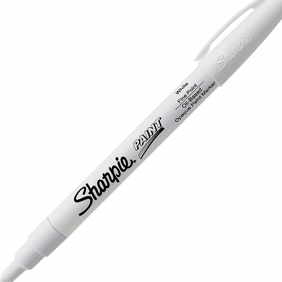 Sharpie® Oil-Based Paint Marker, Fine Point, White