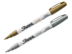 Sharpie® Paint Markers, Extra-Fine Point, Assorted Colors, Pack Of 2