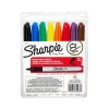 Sharpie® Permanent Fine-Point Markers, Assorted Colors, Pack Of 8 Markers