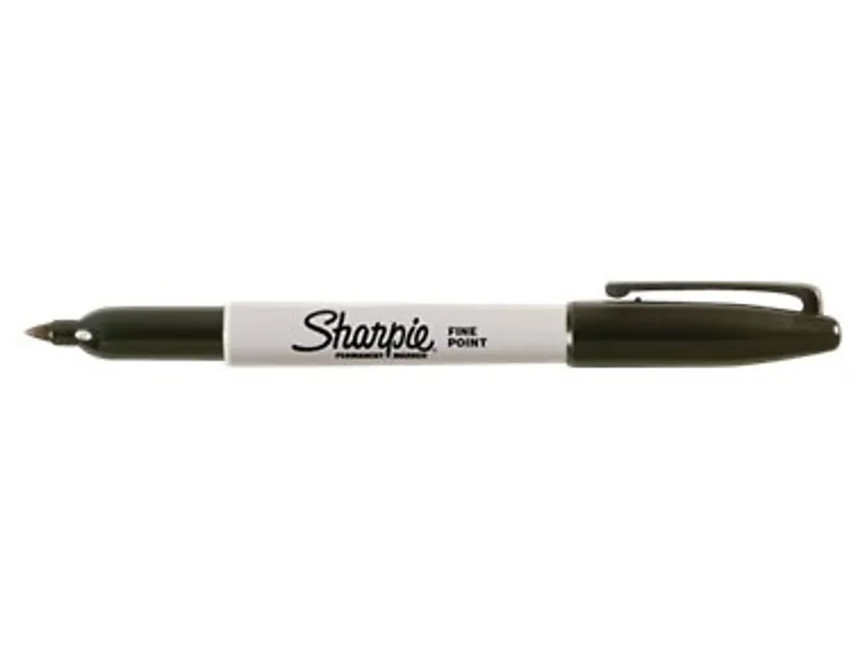 Sharpie® Permanent Fine-Point Markers, Black, Pack Of 36