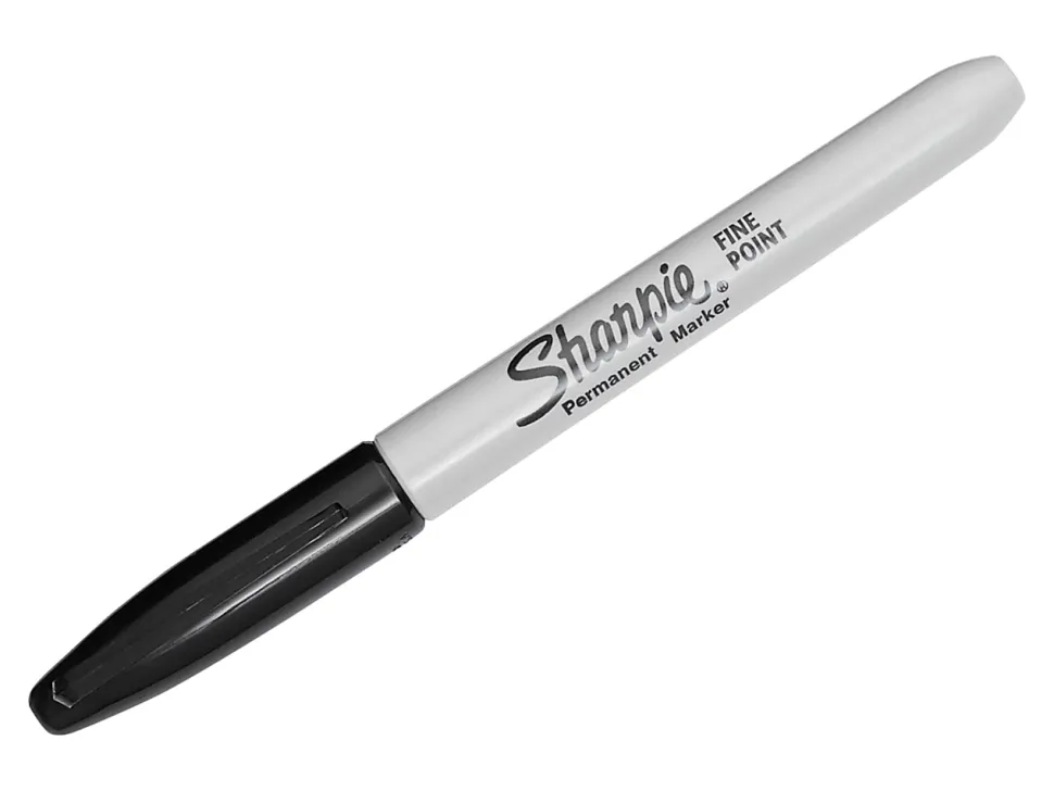 Sharpie® Permanent Fine-Point Markers, Black, Pack Of 36