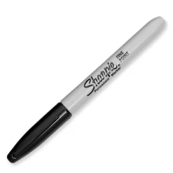 Sharpie® Permanent Fine-Point Markers, Black, Pack Of 36