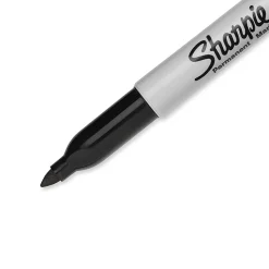 Sharpie® Permanent Fine-Point Markers, Black, Pack Of 36