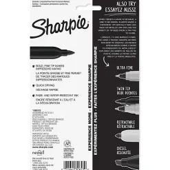 Sharpie® Permanent Markers, Fine Point, Assorted Colors, 5 Count, USA 250th Anniversary Edition