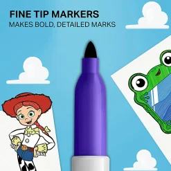 Sharpie Permanent Markers, Toy Story 5 Packaging, Assorted, Fine Point, 24 Count