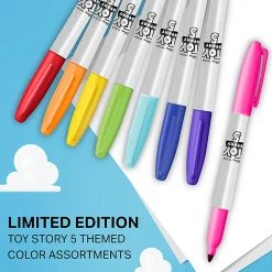 Sharpie Permanent Markers, Toy Story 5 Packaging, Assorted, Fine Point, 24 Count