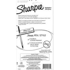 Sharpie® Retractable Highlighters, Assorted Colors, Pack Of 5