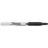 Sharpie® Retractable Permanent Markers, Fine Point, Black, Box Of 12