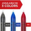 Sharpie® Rollerball Pens, Needle Point, 0.5 mm, Black Ink, Pack Of 12