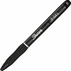 Sharpie S-Gel, Gel Pens, Fine Point (0.5mm), Black Ink Gel Pen, 12 Count