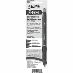 Sharpie® S-Gel Pen Refills, Medium Point, 0.7 mm, Black Ink, Pack Of 2 Refills
