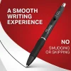 Sharpie® S Gel Pens, Bold Point, 1.0 mm, Black Barrel, Black Ink, Pack Of 4 Pens