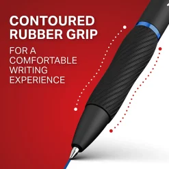 Sharpie® S Gel Pens, Medium Point, 1.0 mm, Black Barrel, Blue Ink, Pack Of 4 Pens