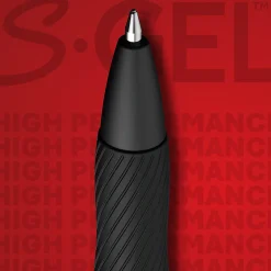 Sharpie® S Gel Pens, Medium Point, 0.7 mm, Black Barrel, Blue Ink, Pack Of 4 Pens