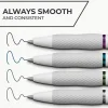 Sharpie S-Gel Retractable Gel Pens, Medium Point, 0.7mm  White Barrels, Assorted Inks, Pack Of 4 Pens