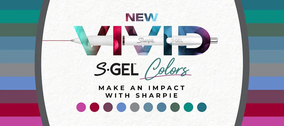 Sharpie S-Gel Retractable Gel Pens, Medium Point, 0.7mm White Barrels, Assorted Inks, Pack Of 4 Pens