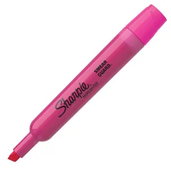 Sharpie Tank Style Highlighters, Chisel Tip, Fluorescent Pink, Box of 12