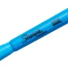 Sharpie® Tank Style Highlighters, Chisel Tip, Fluorescent Blue, Box of 12