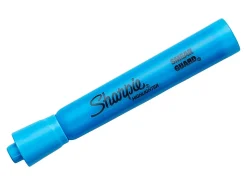Sharpie® Tank Style Highlighters, Chisel Tip, Fluorescent Blue, Box of 12