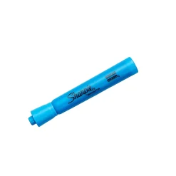 Sharpie® Tank Style Highlighters, Chisel Tip, Fluorescent Blue, Box of 12